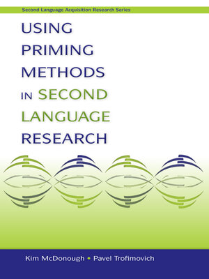 cover image of Using Priming Methods in Second Language Research